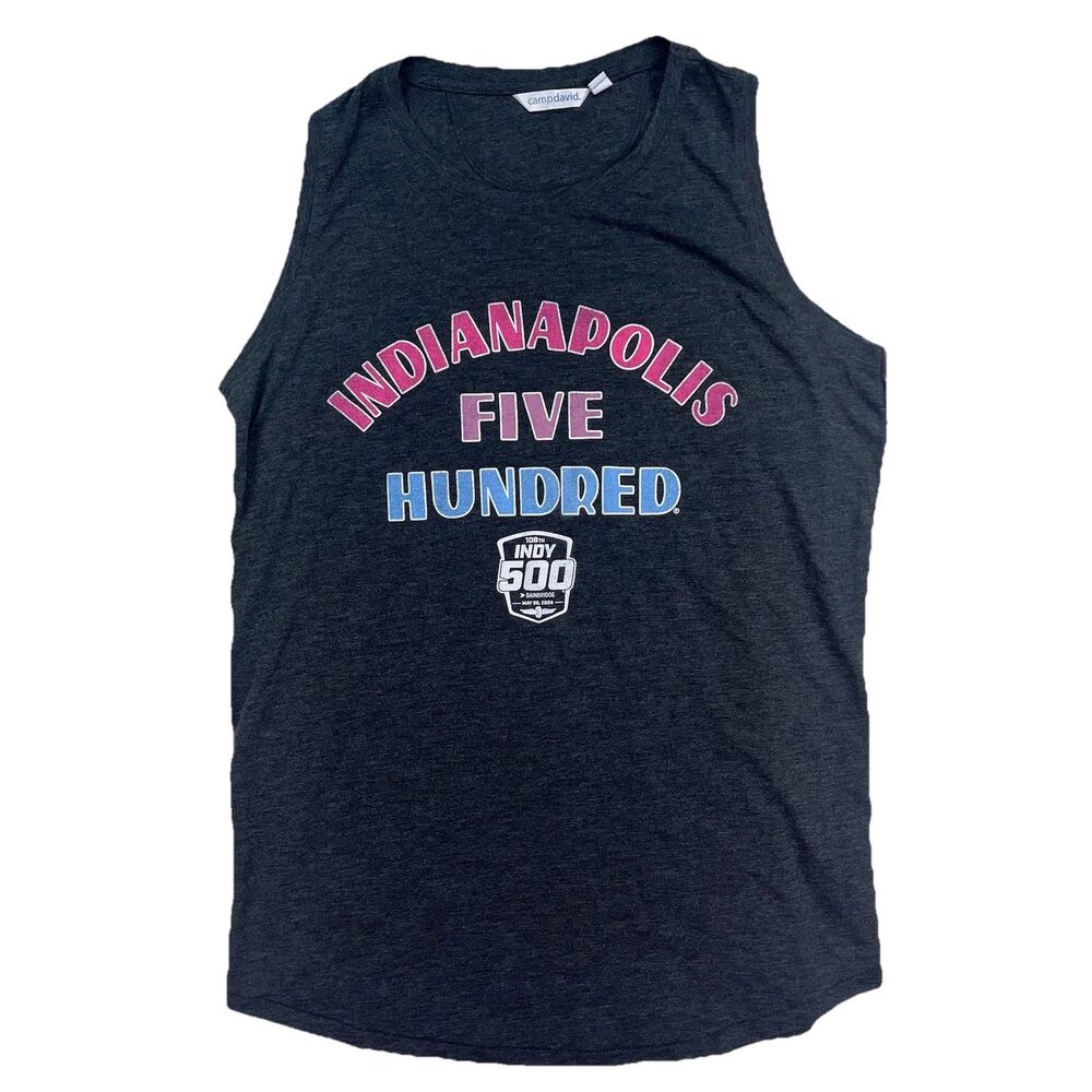 NEW W/ Tags Womens Indianapolis 500 Sleeveless Shirt sz Medium Camp David Tag